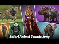 Safari Animal Sounds Song |Animal Heroes Save New York City | Nursery Rhyme for Kids