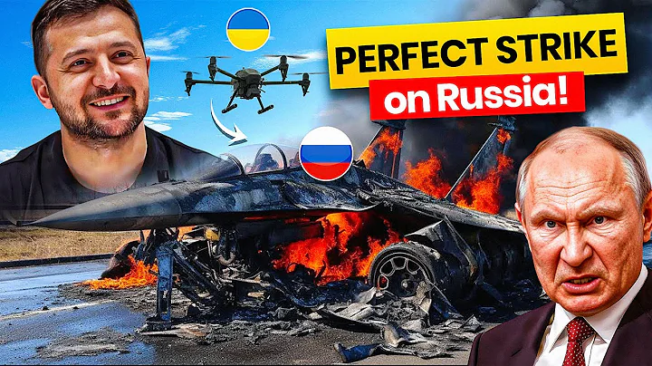 RUSSIA'S $100M AIR BASE GOES UP IN FLAMES! Ukraine's Perfect Attack!