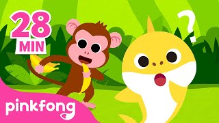 Scimmia Banana e Bimbo Squalo | +Compilazione | Pinkfong, Bimbo Squalo! Canzoni per Bambini