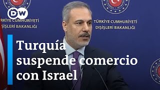 Gobierno turco exige más ayuda a Gaza para retomar intercambio comercial entre ambos países by DW Español 3,658 views 4 hours ago 3 minutes, 27 seconds