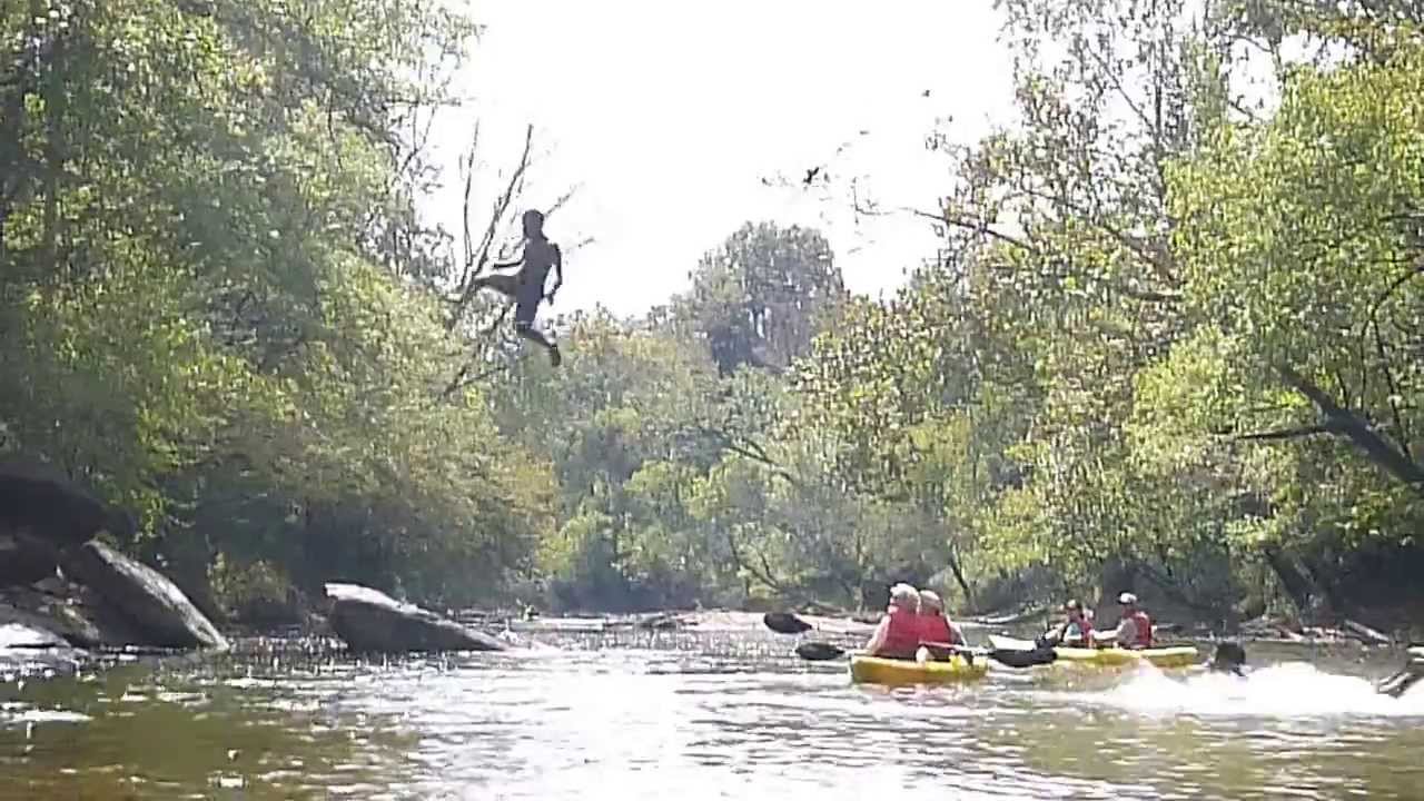 Rope Swing On The Neuse River North Carolina YouTube