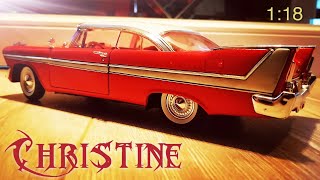 &quot;Christine&quot; из масштабной модели Plymouth Fury 1958 MotorMax 1:18