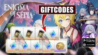 Enigma Of Sepia U0026 All 9 Giftcodes  How To Redeem Code  Enigma Of Sepia 9 Codes