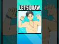 let's draw an anime character