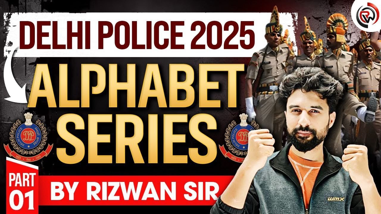 Delhi Police 2025 Reasoning | Alphabet Series Tricks & Questions | Part ...