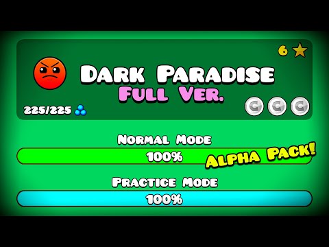 Видео: DARK PARADISE FULL VERSION! BY: GDPROXIFIED (Full HD) || Geometry Dash 2.204