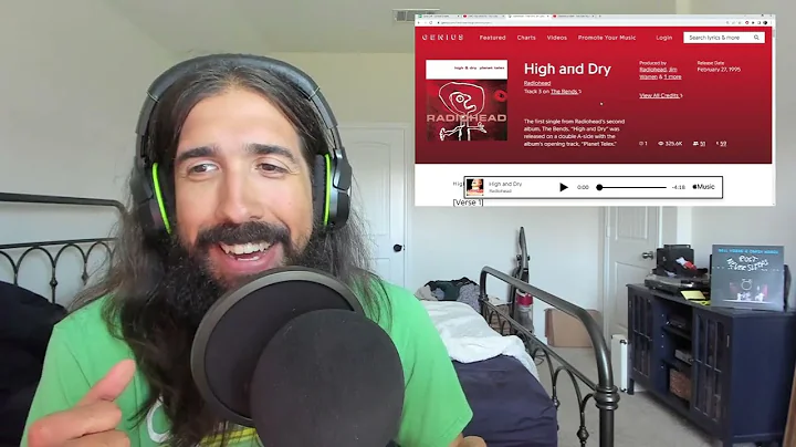 ¡Sorprendente reseña de la canción 'High and Dry' de Radiohead!