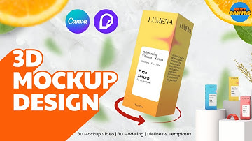 How to Create Professional 3D Mockup Video Using Canva and Pacdora | #3dmockup #canva #pacdora