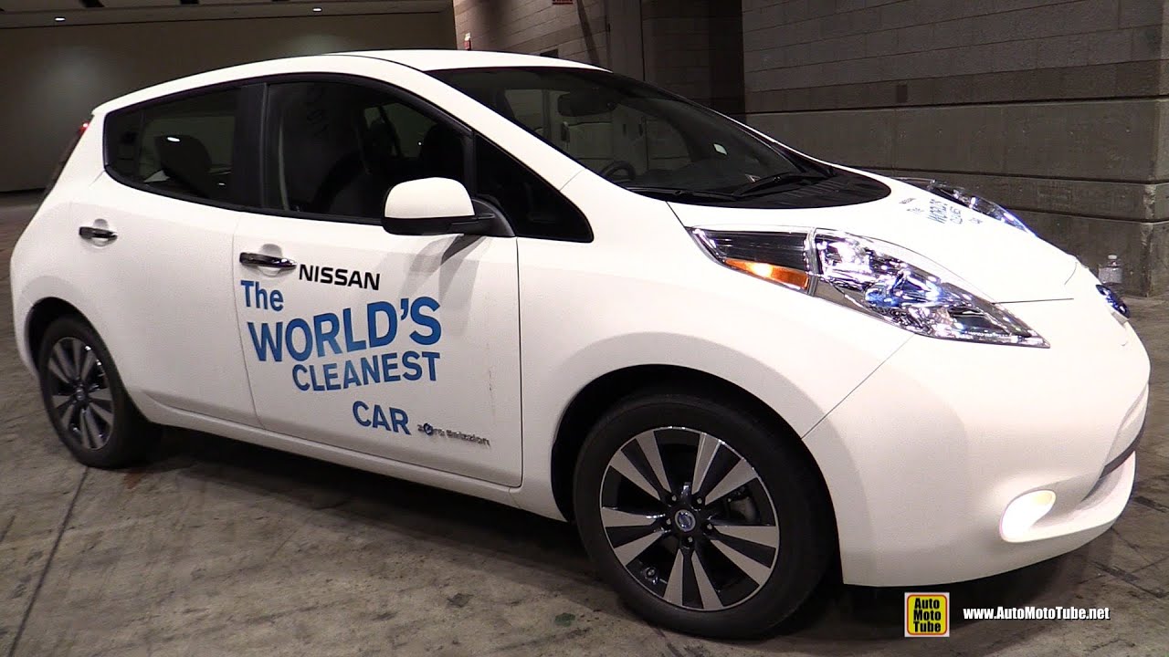 2015 Nissan Leaf With Self Cleaning Paint Exterior Interior Walkaround 2015 Chicago Auto Show