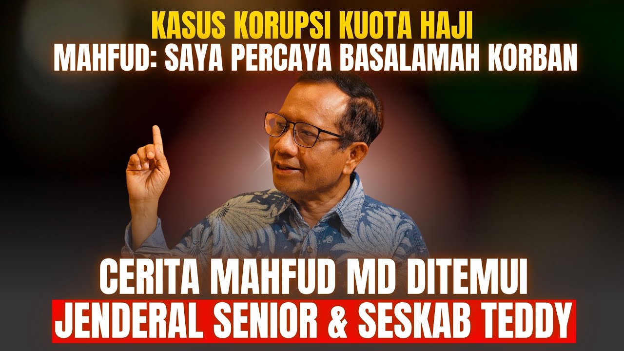 MAHFUD MD SOAL MENKO POLKAM & REFORMASI POLRI