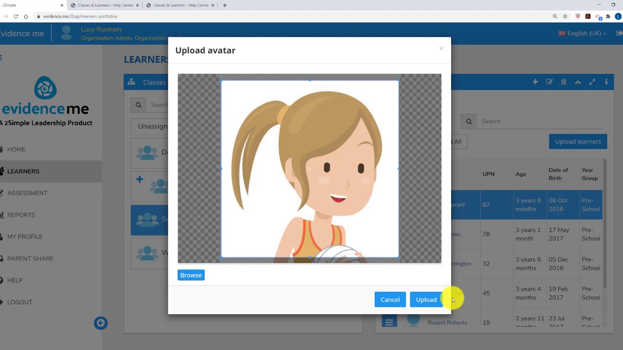 Adding Learners and Classes | Evidence Me | 2Simple - YouTube