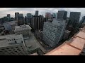 Midday rooftop climb in downtown 84m
