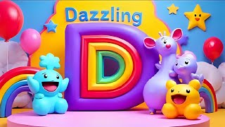 ABC Song | Dazzling D | Nursery Rhymes | English Rhymes | Wonder Kids