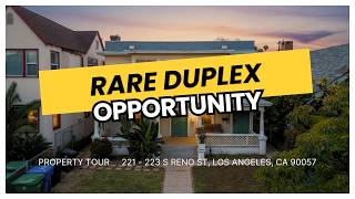 Live in One, Rent the Other! Westlake LA Duplex Near DTLA | 221 & 223 S Reno St