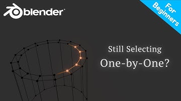 Speed Up Your Edit!(Loop Select & Select Similar) - Blender Tutorial For Beginners