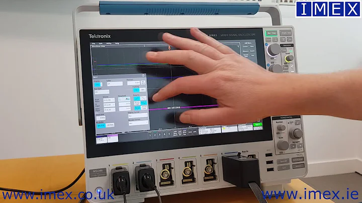 Tektronix MSO4 Series -  SPI Decode with Flex Channel