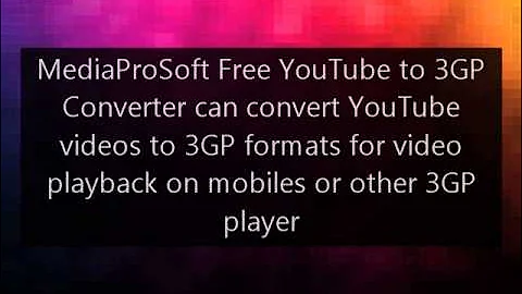 How to Convert YouTube to 3GP fast and for free [Best Freeware]