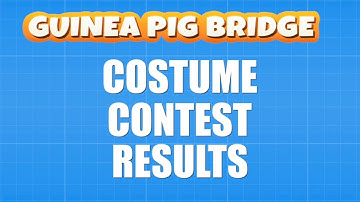 Guinea Pig Bridge Costume Contest Results!
