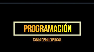 Tabla de multiplicar Programación en Lenguaje C