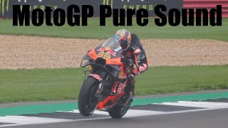 MotoGP Pure Sound, Wheelies and Insane Top Speed! Action from the British Grand Prix