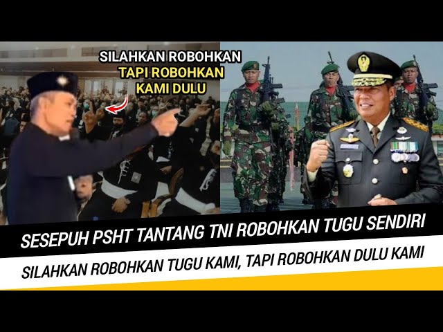 Memanas!! Sesepuh Silat PSHT Ancam Balik Mayjen TNI Farid Ma'ruf class=