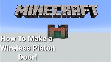Minecraft | Simple Sculk Sensor Piston Door Tutorial!