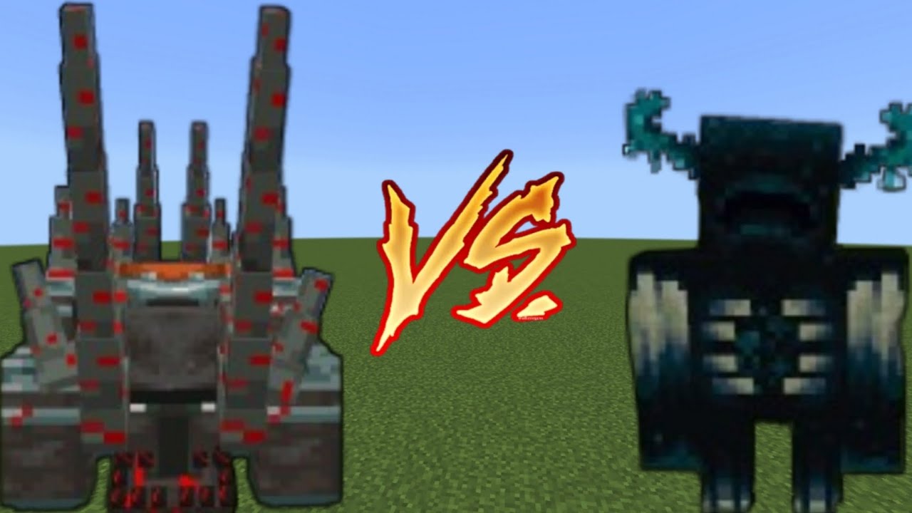 Minecraft Mutant Raviger Mutant Ravager vs Warden in Minecraft Mob Battle - YouTube