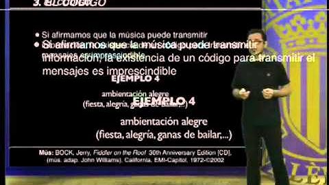 La música de cine: El código.© UPV