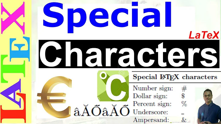 How to use Special Characters/Symbols in LaTeX (LaTeX: Tips/Solution-19)