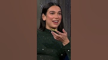 Thumbnail of When Dua Lipa Goes to Bed… She Ends Up at the Club 😂 | Stephen Colbert #dualipa #stephencolbert