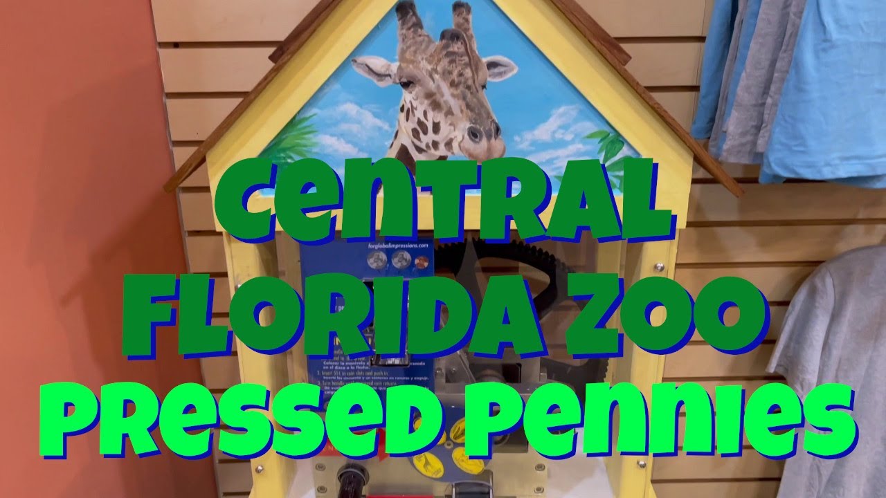 Central Florida Zoo Pressed Pennies Sanford, FL YouTube