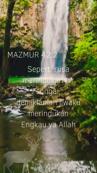 Seperti rusa rindu sungaiMu #lagurohani #musikrohani #musikrohanikristen #firmantuhan