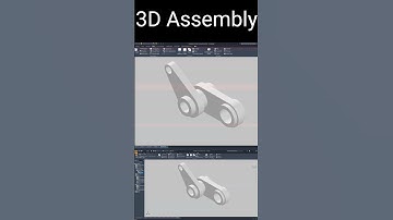 Inventor / AutoCAD 3D Modeling #autocad #inventor #solidworks #cad #cadsoftware #draftingsoftware