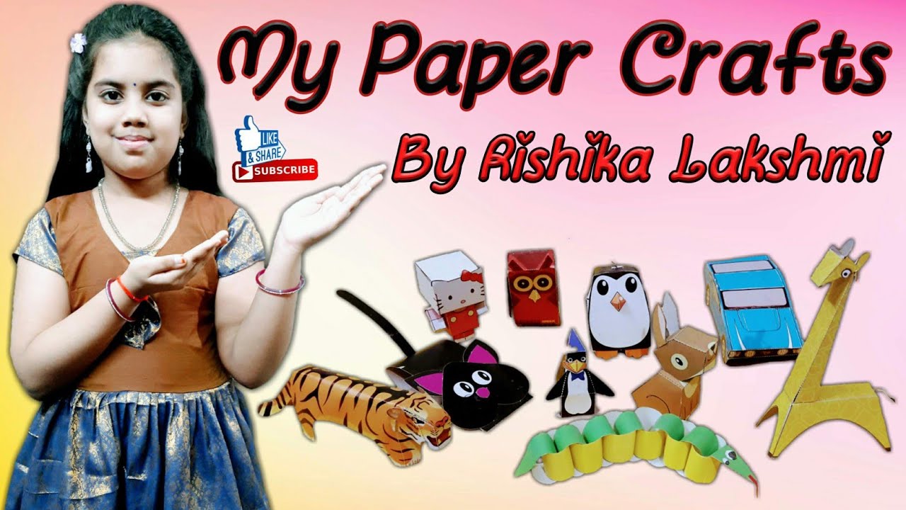 My Paper Crafts | Paper Craft Collection | Easy Crafts | DIY Craft Animals | Animal Collection | DIY