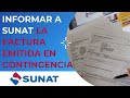 Informar Facturas en Contingencia a SUNAT