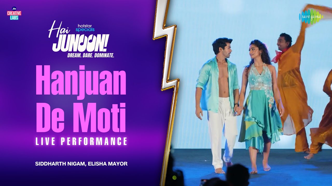 Hanjua De Moti - Live Performance | Hai Junoon Musical Night Event | Siddharth Nigam, Elisha Mayor