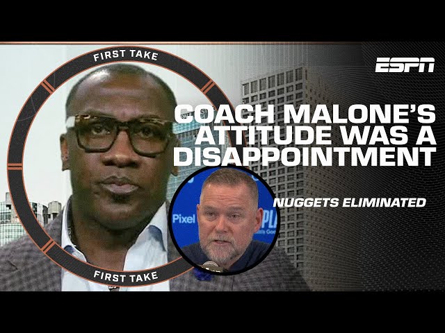 SAY IT CHEST HIGH! 🗣️ Shannon Sharpe u0026 Stephen A. call out Michael Malone | First Take class=