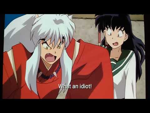 InuYasha Movie 4 Scene: InuYasha Hits Asagi