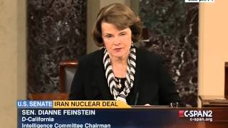 Sen. Feinstein speaks out against new Iran sanctions bill