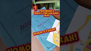 Nomor 5 parah! (Amit-amit) ● 7 Fungsi & Pentingnya Surat Perjanjian/ MOU