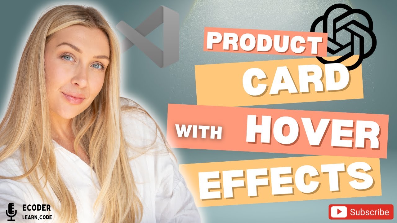 Product Card with Hover Effects for Your Website - YouTube