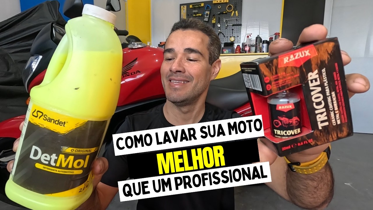 4 PRODUTOS PARA LAVAR A MOTO EM CASA - MELHOR DO QUE UM PROFISSIONAL ...