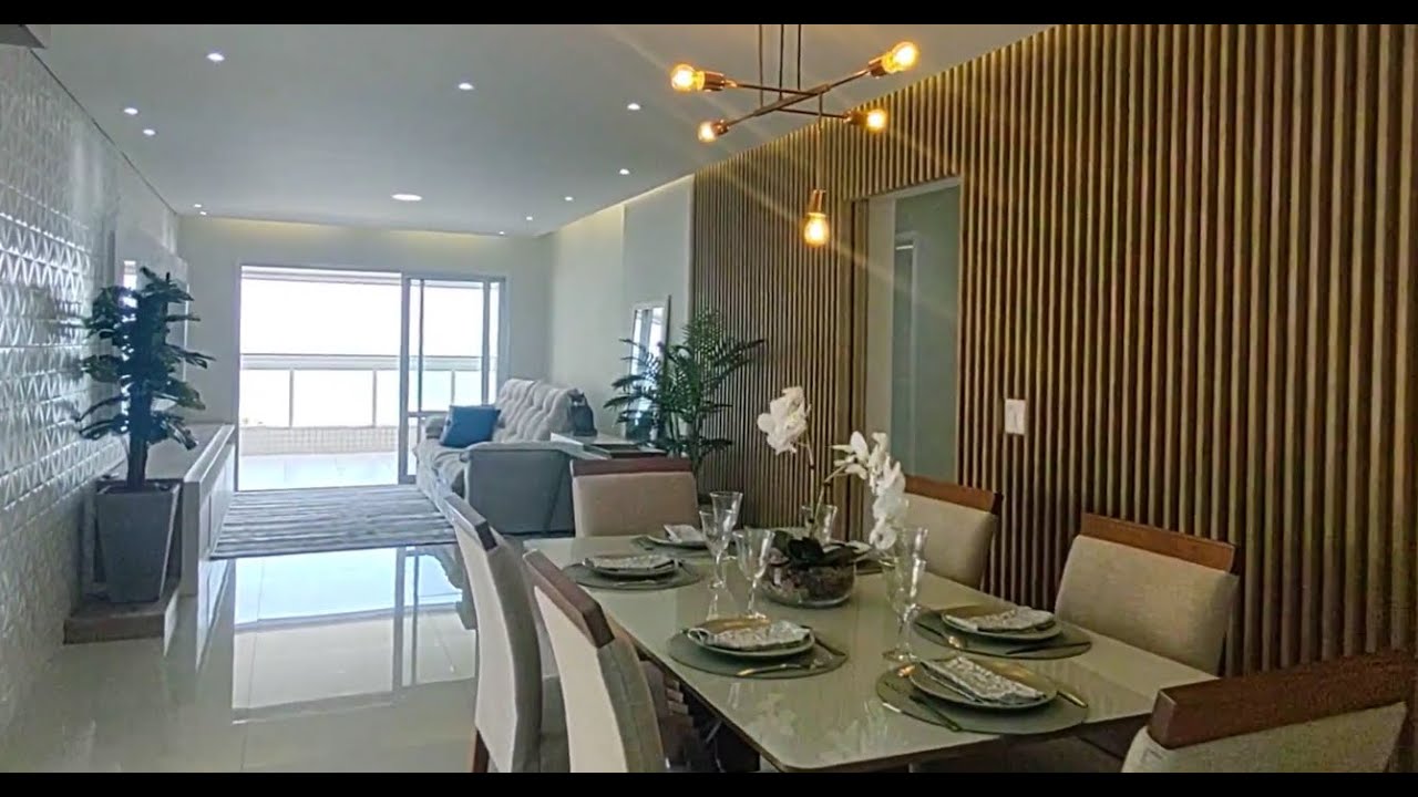 Apartamento alto padrão com vista mar no Canto do Forte em Praia Grande - SP