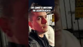 Scientology Guard Makes Sure Members Don’t Speak