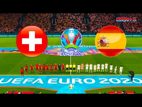 PES 2021 - Switzerland vs Spain - UEFA EURO 2020 - Gameplay Match PC