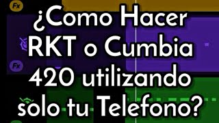 Cómo Hacer RKT / Cumbia 420 Solo con Tú Teléfono!!! | #Bandlab app Tutorial | #shorts screenshot 1