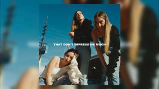 Video thumbnail of "HAIM - That Don't Impress Me Much (Audio Only)"