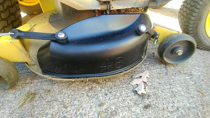 Installing a John Deere Mulching cover