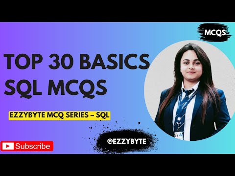 Top 30 SQL Basics MCQs with Answers 🔥 | Must-Know Questions for Beginners #mcq #sql #mcqs