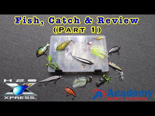 (Part 1) BASS Fishing with ACADEMY H2O Xpress Lures ONLY - Fish, Catch & Review - YouTube (Part 1) BASS Fishing with ACADEMY H2O Xpress Lures ONLY - Fish, Catch & Review - YouTube
